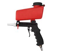 Sabbiatrice, mini sabbiatrice pneumatica portatile portatile in alluminio, per lucidatura a spruzzo, sbavature, Lacca
