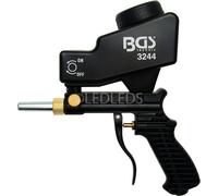 Sabbiatrice Pneumatica Bgs Punta Acciaio 5 Mm Pistola Sabbiatura serbatoio 600gr