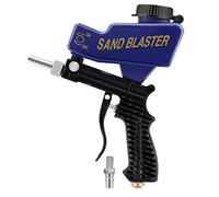 Sabbiatrice Pneumatica Professionale Pistola Sabbiatrice Sabbiatrice Portatile Multifunzione Pistola Sabbiatrice Ad Aria per Levigatura Manutenzione Automobilistica Ruggine(Blu)