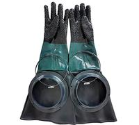 Sabbiatura Guanti Sandblaster Parti 60cm con O Ring per Sandblast Cabinet