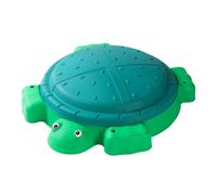 Sabbiera a Forma di Tartaruga in Plastica Sabbiera con Coperchio