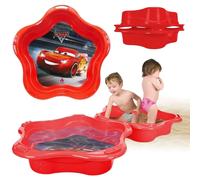Sabbiera e piscinetta 4in1 CARS INJUSA - conchiglia rossa