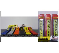SABELT 1 GANCIO TRAINO TUNING STOFFA AUTO+1 COPPIA COPRI CINTURA VW POLO GTI