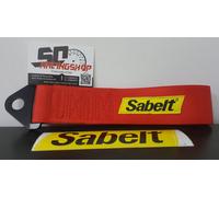 SABELT GANCIO TRAINO RACING STOFFA NASTRO ABARTH GRANDE PUNTO ROSSO IDEA REGALO