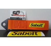 SABELT GANCIO TRAINO RACING TUNING STOFFA LACCIO CITROEN TOW ARANCIONE