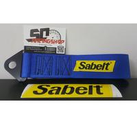 SABELT GANCIO TRAINO RACING TUNING STOFFA LACCIO PEUGEOT 208 GTI TOW STRAP BLU