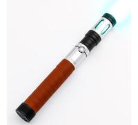 Saberforms Duell - Spada luminosa con 12 colori RGB 16 caratteri sonori e controllo del movimento, spada luminosa Force FX con impugnatura in metallo premium e lama intercambiabile, spada luminosa per
