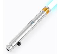 Saberforms Spada laser Dueling Light Saber con 12 colori RGB, 16 caratteri sonori e controllo del movimento, spade laser Force FX con manico in metallo di alta qualità e lama sostituibile, spade