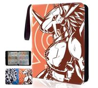 sabermaster Trading Digimon - Raccoglitore per 900 carte, con 50 custodie rimovibili, idea regalo per ragazzi e ragazze