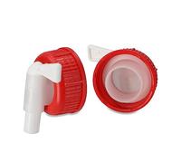 Sabeu 3 rubinetti AH 13/45 per tanica da 2-10 L con filettatura DIN 45, plastica e metallo, colore bianco