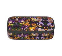 SABFWF Astuccio multifunzione con stampa Pansy Perfection, perfetta per studenti, professionisti e viaggiatori, Nero , Taglia unica, Astuccio per trucchi