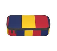 SABFWF Custodia multifunzione con stampa bandiera del Ciad, perfetta per studenti, professionisti e viaggiatori, Nero , Taglia unica, Astuccio per trucchi