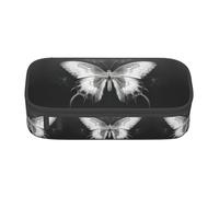 SABFWF Custodia multifunzione con stampa farfalla X Ray, perfetta per studenti, professionisti e viaggiatori, Nero , Taglia unica, Astuccio per trucchi