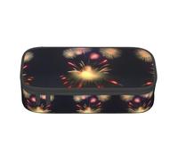 SABFWF Explosion Fireworks - Astuccio multifunzione con stampa 3D, ideale per studenti, professionisti e viaggiatori, Nero , Taglia unica, Astuccio per trucchi