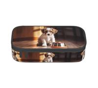 SABFWF Simpatica custodia multifunzione per penne a forma di zampa di cane, perfetta per studenti, professionisti e viaggiatori, Nero , Taglia unica, Astuccio per trucchi