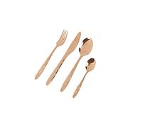 Sabichi Cooper - Set di posate da 16 pezzi, in acciaio inox, per 4 persone, include coltelli, forchette e cucchiai, facile da pulire, elegante set da tavola