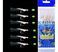 Sabiki Tubertini ami fluorocarbon pelle pesce sgombri sugarelli