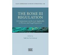 Sabine Corneloup The Rome III Regulation (Copertina rigida)