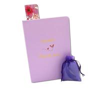 Sabine Thallinger DIARIO GRAZIE - Il mio viaggio a me stesso: ecopelle viola con farfalle e sorpresa, 80 pagine a righe per amore di sé, motivazione e felicità