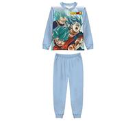 Sabor Dragon Ball Pigiama Bambino, Completo Due Pezzi, Maglia a Maniche Lunghe e Pantaloni, 100% Caldo Cotone Interlock (DB40Z1692) (IT, età, 5 Anni, 6 Anni, Azzurro)