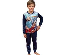 Sabor Dragon Ball Pigiama Bambino, Completo Due Pezzi, Maglia a Maniche Lunghe e Pantaloni, 100% Caldo Cotone Interlock (DB40Z1692) (IT, età, 5 Anni, 6 Anni, Blu)