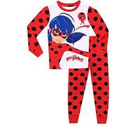 Sabor Pigiama Bambina Invernale Ladybug Pigiama in Caldo Cotone (5870 Blu Navy, 7 Anni)