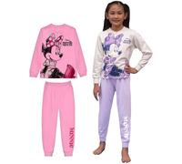 Sabor Pigiama Bimba, Ragazza, Cotone Felpato, Taglie 3/10 Anni Personaggi Vari (IT, età, 7 Anni, Regular, Minnie Rosa 1783)