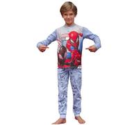 Sabor Pigiama Bimbo, Ragazzo, in Cotone Invernale, Taglie da 3 a 10 Anni Personaggi Vari (IT, età, 3 Anni, 4 Anni, Regular, Spider Man Azzurro 7635)