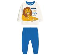 Sabor Pigiama Disney Il Re Leone, Set 2 Pezzi in 100% Caldo Cotone Interlock Taglia 30 Mesi 95 cm (8048) (Royal)