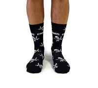 Sabor Srl Calzini Goonies, Calze Originali per Adulto, Prodotto Ufficiale, Nero, Taglia 38-40