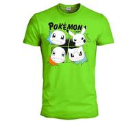 Sabor srl Pokémon T Shirt Bambino e Ragazzo Starter Squad - Maglia Ufficiale Personaggi Pikachu - Maglietta in Cotone 3-15 Anni - Idea Regalo Bambini 9-11 Anni