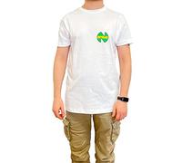 Sabor srl T-Shirt Holly e Benji Oliver Hutton 10, Maglia 100% Cotone a Maniche Corte, Prodotto Ufficiale, Bianco, Taglia XXS