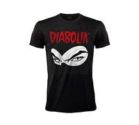 Sabor SRL T-Shirt Originale Diabolik, Maglietta a Maniche Corte con Stampa Diabolik con Maschera, con Ologramma di Autenticità, 100% Cotone, Colore Nero (XL)