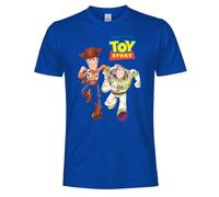Sabor srl Toy Story - Woody & Buzz - Tshirt Bambino e Bambina Ufficiale. Maglietta Cotone Woody Buzz Lightyear. Maglia Bambini 3-11 Anni Idea Regalo 7-8 Anni