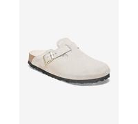 Sabot Birkenstock Boston Shearling stretto bianco puro - 38