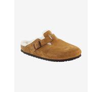 Sabot Birkenstock Boston VL Shearling Larghezza Stretta marrone bianco - 39
