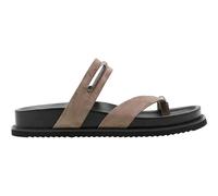 Sabot con fibbia per alluce in pelle Marrone 39