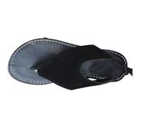 Sabot Donna Estive Eleganti Sandalo Comodo Sandali infradito da donna scarpe aperte sandali da spiaggia piatti con fibbia e cinturino alla caviglia Scarpe Sandalo Estivo (Black 40)