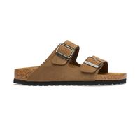 Sabot doppio cinturino in pelle scamosciata Arizona Marrone 37