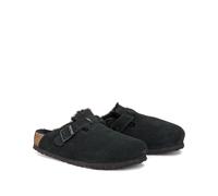 Sabot imbottiti in pelle scamosciata Boston Sherling Nero 44