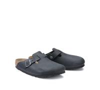 Sabot in pelle Boston Nero 45