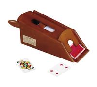 Sabot Legno Mogano - Distributore di Carte Da Gioco