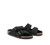 BIRKENSTOCK Ciabatte ARIZONA PELLICCIA DI AGNELLO - EU 40.0 - SHEARLING BLACK-BLACK-SUEDE LEATHER