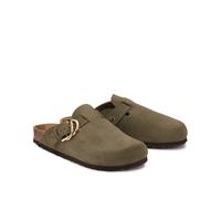 Sabots in pelle scamosciata Verde 38