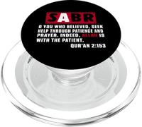 Sabr Allah Islam Musulmano Religione Moschea Ramadan Regalo PopSockets PopGrip per MagSafe