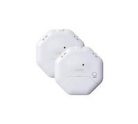 Sabre Hs-Ga2-UKLoud - Allarme antifurto wireless da 115 dB per la sicurezza domestica, facile installazione fai da te, rilevatore di vibrazioni e rottura del vetro, con 2 adesivi deterrenti in vetro,