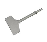 Sabre Tools Punta a scalpello per martello pneumatico da 4 pollici x 7,5 pollici per rimozione di Thinset, scalpello pneumatico, gambo 0,401