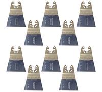 SabreCut 10pcs SP65F_10 65mm Fine Dente Fast Fit Legno Lame multiutensile | Compatibile DeWalt, Stanley, Black & Decker, Bosch, Fein (Non-StarLock), Fast Fit lame denti fini tagliano legno cleanly