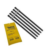 SabreCut 5pcs SC141PH2_5 141mm PH2 Inserti autofeed cartongesso | Compatibile con Makita, Phillips No.2 singola estremità, punta forgiata migliora resistenza urti