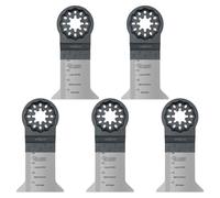 SabreCut 5pcs SCFN44B_5 50mm x 40mm 18 TPI Lame multiutensile Lunga durata | Compatibile con Bosch, Fein (Non-StarLock), lame HSS bimetallo tagliano legno, metallo e chiodi
